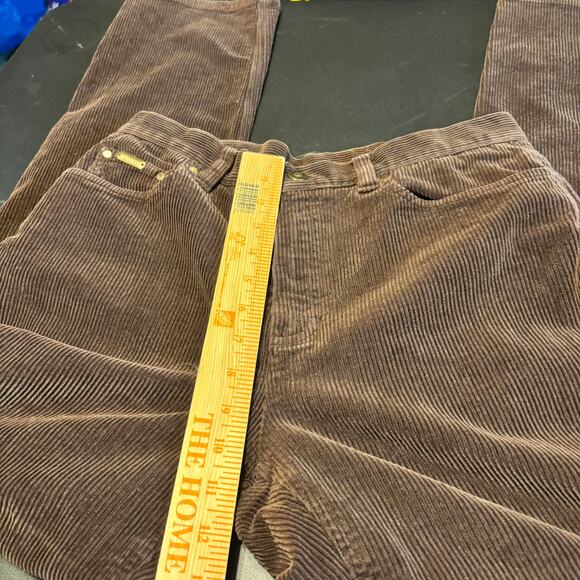 Lauren Jeans Co Ralph Lauren Brown Corduroy Pants Women’s Size 8 Stretch - Picture 5 of 7